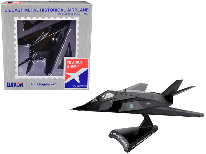 Lockheed F-117 Nighthawk Stealth Aircraft "United States Air Force" 1/150 Diecast Model Airplane by Postage Stamp-0