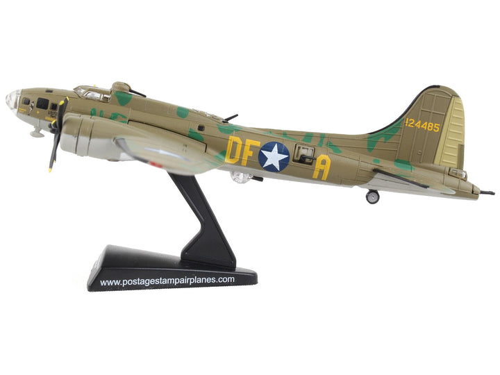 Boeing B-17F Flying Fortress Bomber Aircraft "Memphis Belle" United States Army Air Corps 1/155 Diecast Model Airplane by Postage Stamp-1