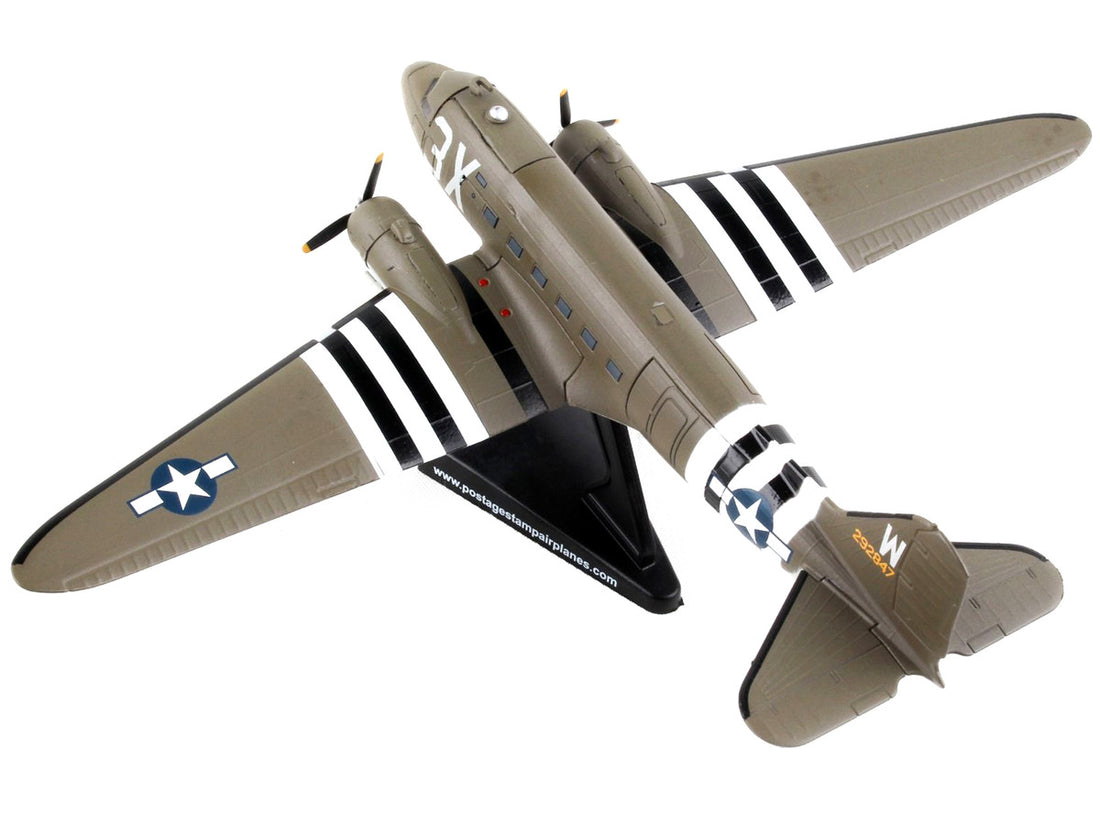 Douglas C-47 Skytrain Aircraft "That's All Brother" United States Navy 1/144 Diecast Model Airplane by Postage Stamp-2