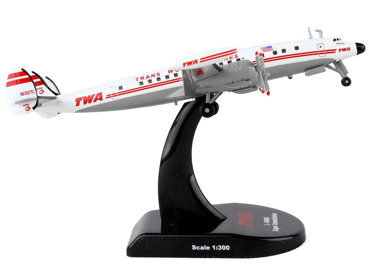 Lockheed L-1049G Super Constellation Commercial Aircraft "Trans World Airlines (TWA)" 1/300 Diecast Model Airplane by Postage Stamp-1