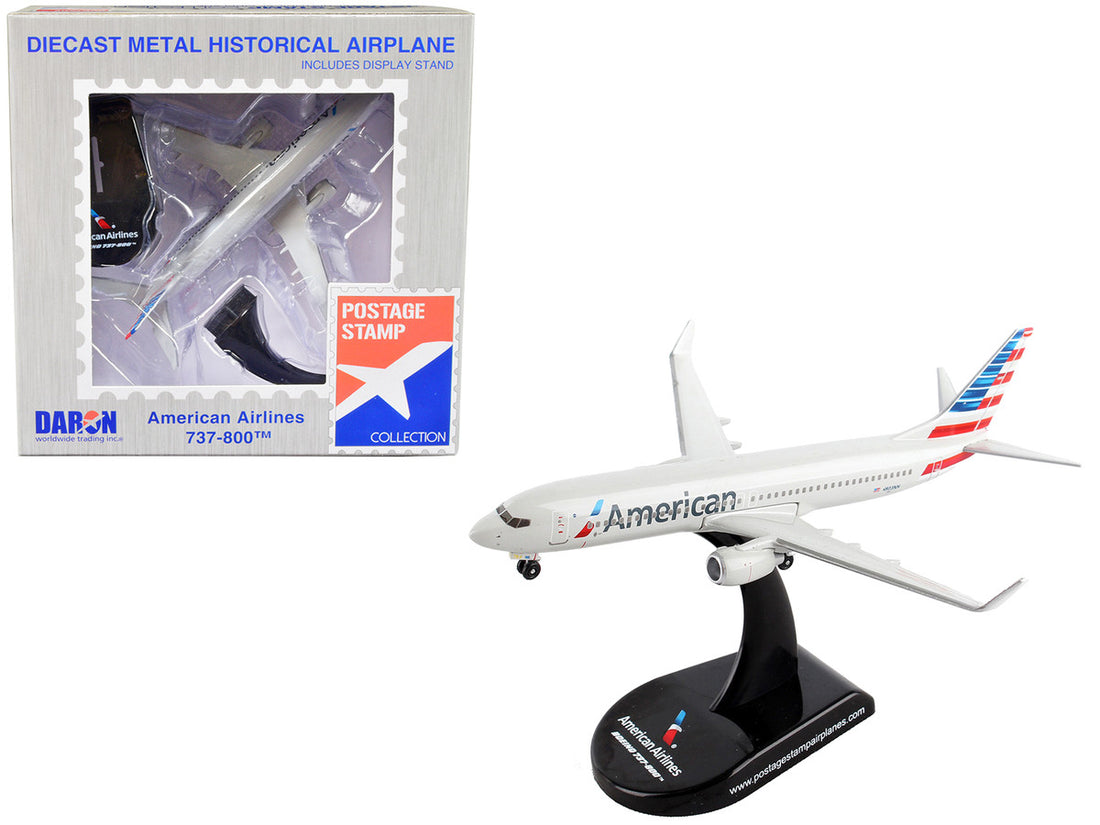 Boeing 737 Next Generation Commercial Aircraft "American Airlines" 1/300 Diecast Model Airplane by Postage Stamp-0