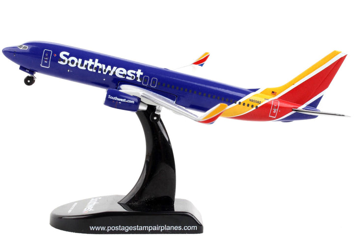 Boeing 737-800 Next Generation Commercial Aircraft "Southwest Airlines" 1/300 Diecast Model Airplane by Postage Stamp-1