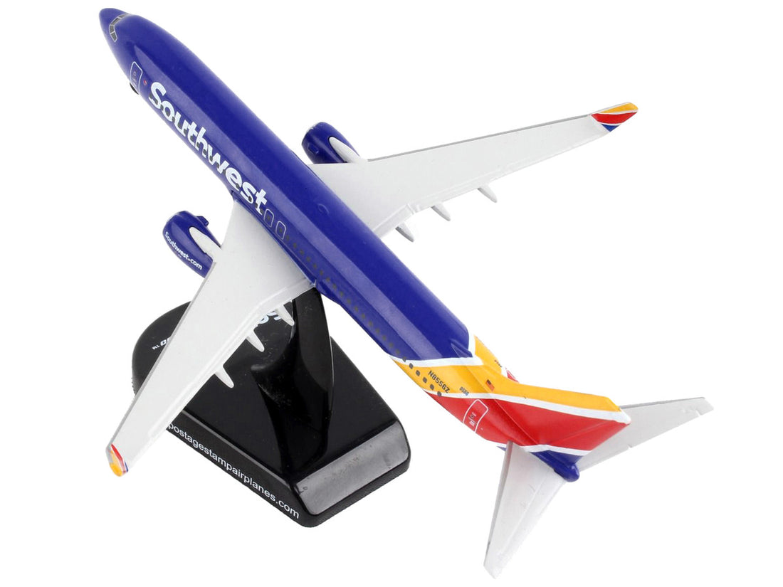 Boeing 737-800 Next Generation Commercial Aircraft "Southwest Airlines" 1/300 Diecast Model Airplane by Postage Stamp-3