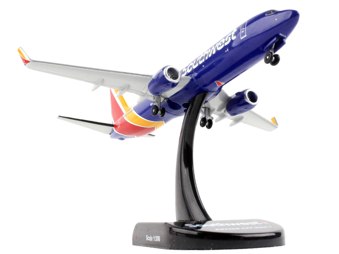 Boeing 737-800 Next Generation Commercial Aircraft "Southwest Airlines" 1/300 Diecast Model Airplane by Postage Stamp-2