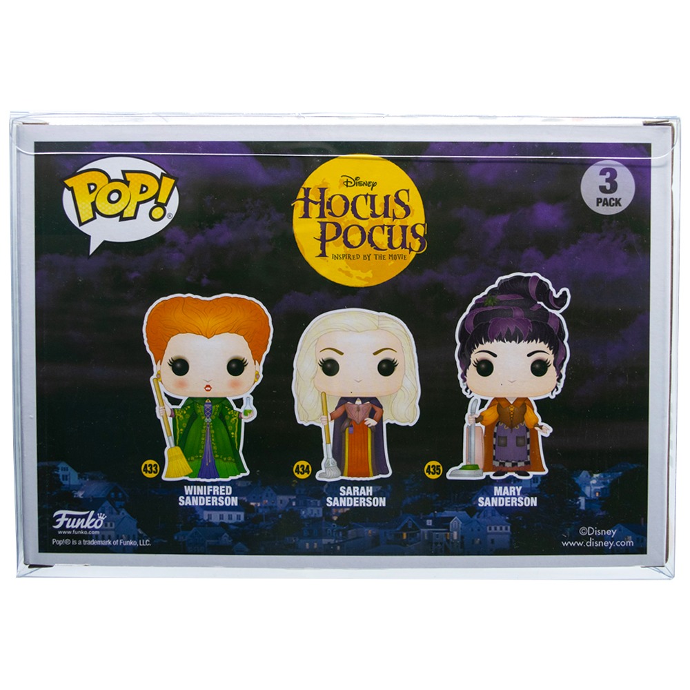 Funko 3-Pack New Style PopShield Protectors - For The Sanderson Sisters