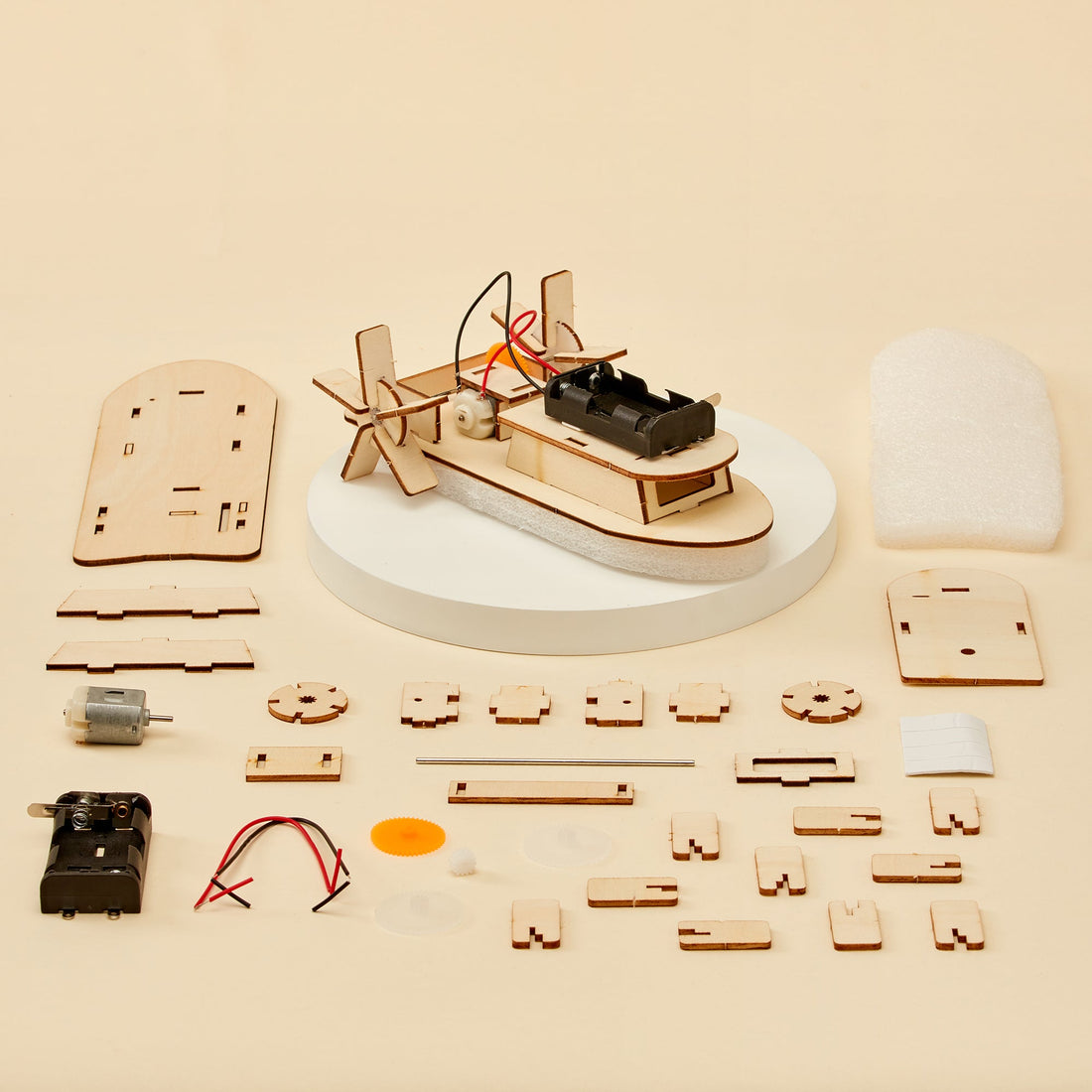 Paddlewheel Boat DIY Kit, Educational STEM Toy 3