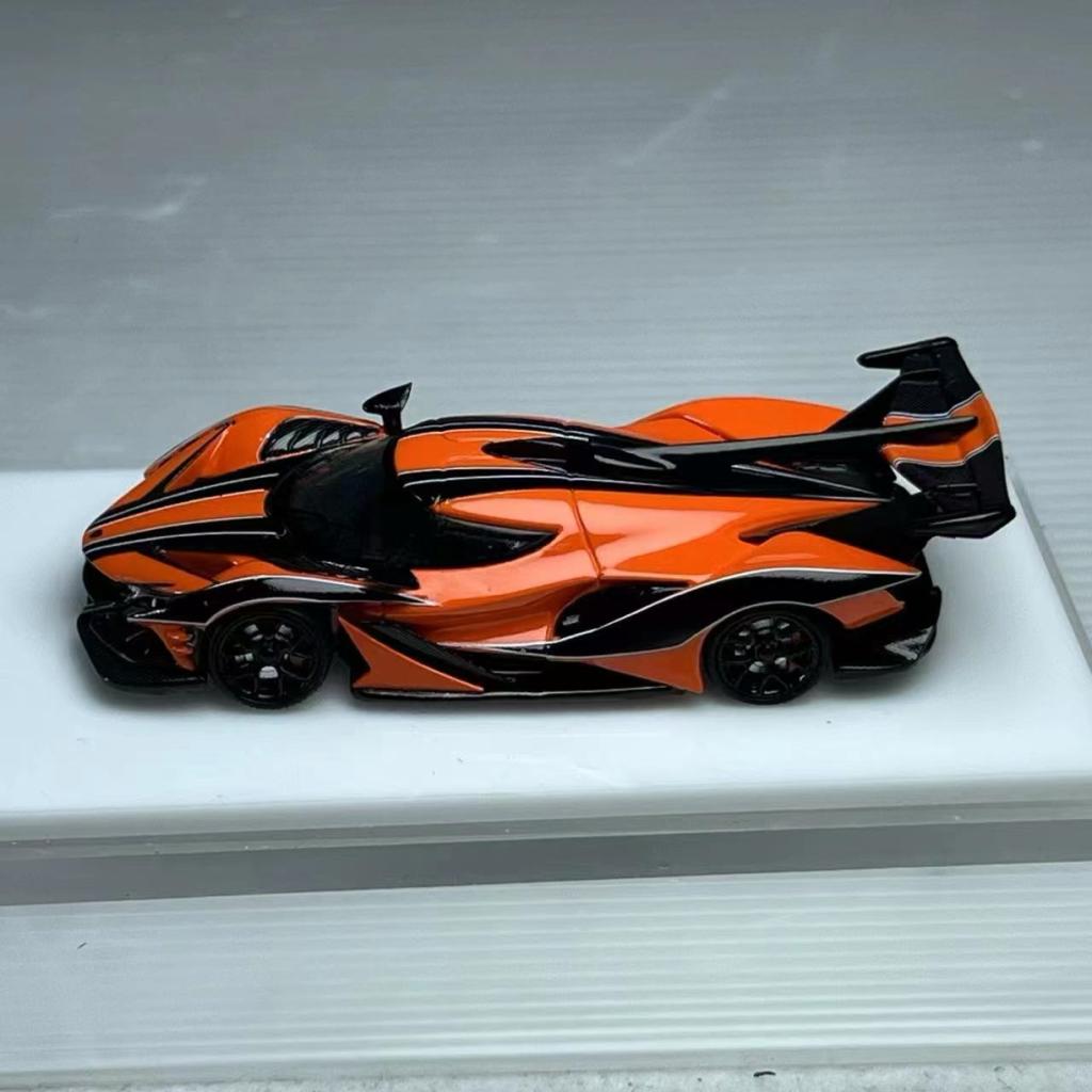 Peako Apollo IE in Orange with Black Stripes 1:64 Scale Diecast