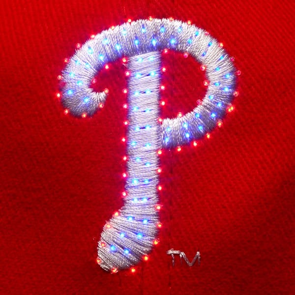 Philadelphia Phillies Flashing Fiber Optic Cap-1