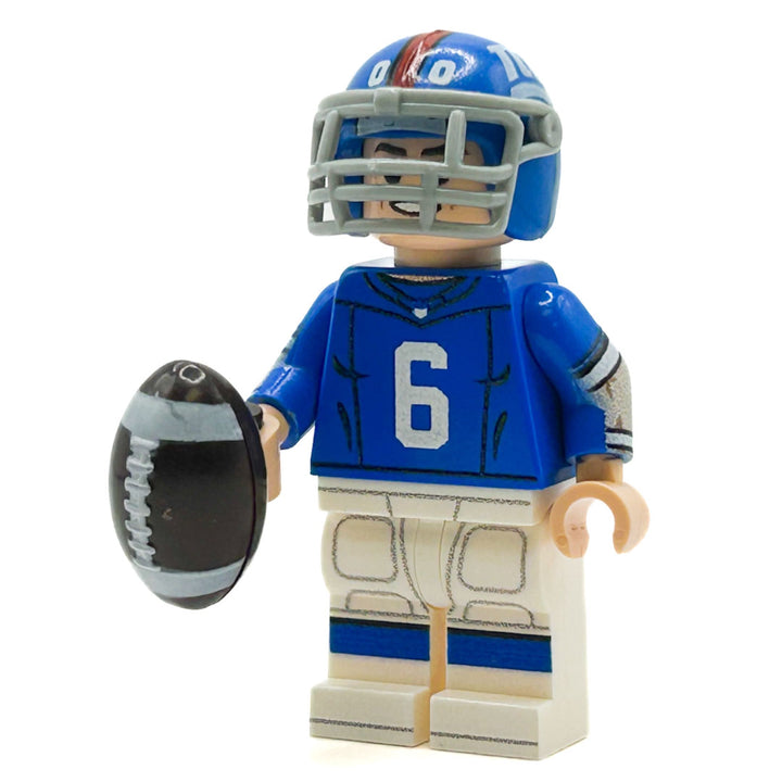 #6 QB NY Football Player Minifig for Lego