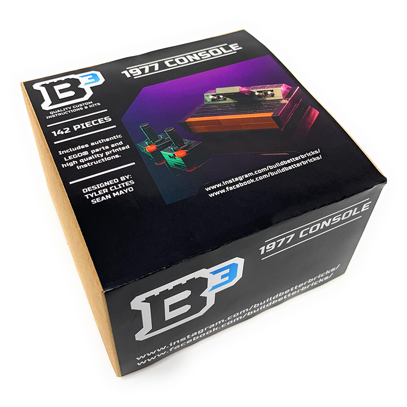 Custom Classic 1977 Video Game Console made using LEGO bricks 3