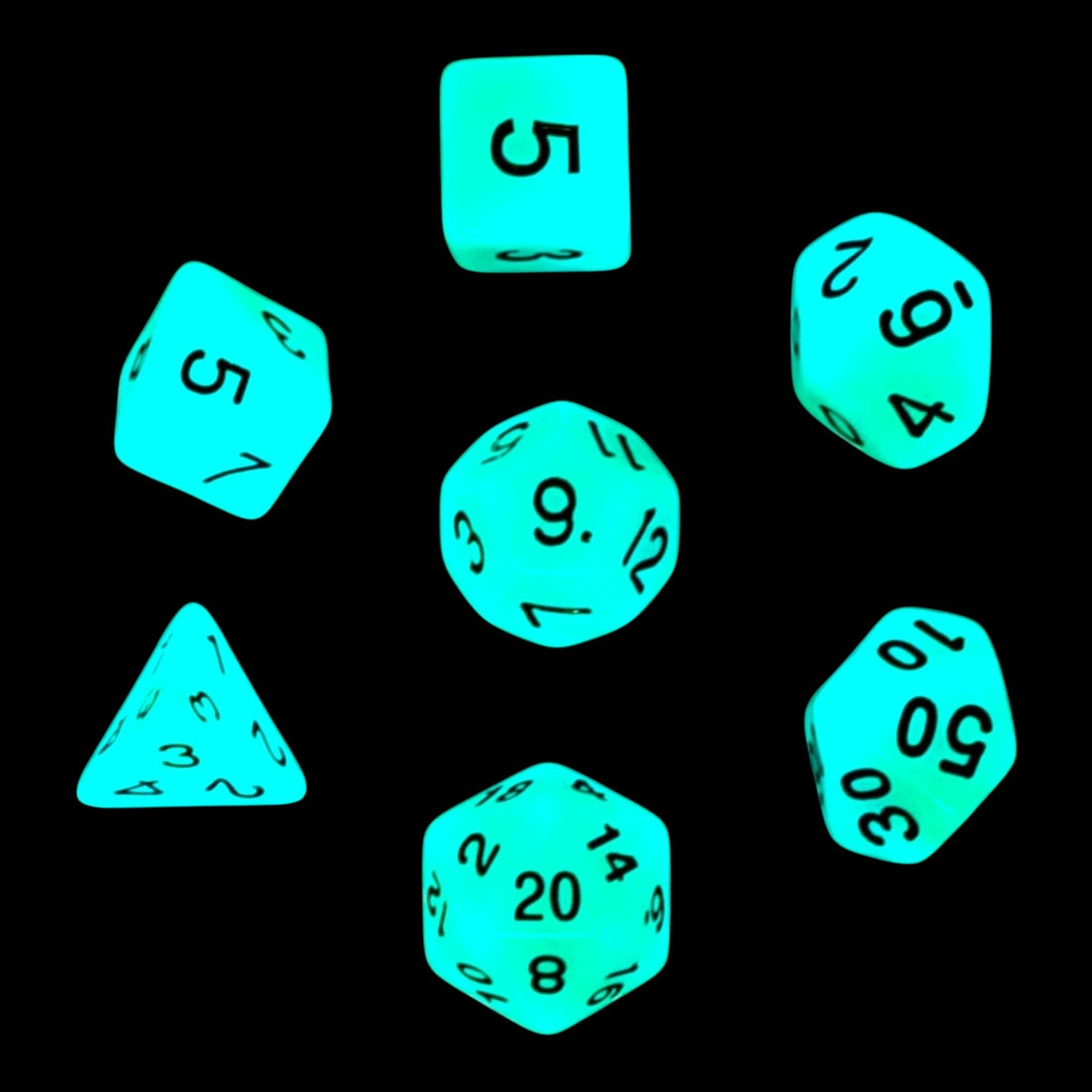 Enchanted Grotto Dice set 7