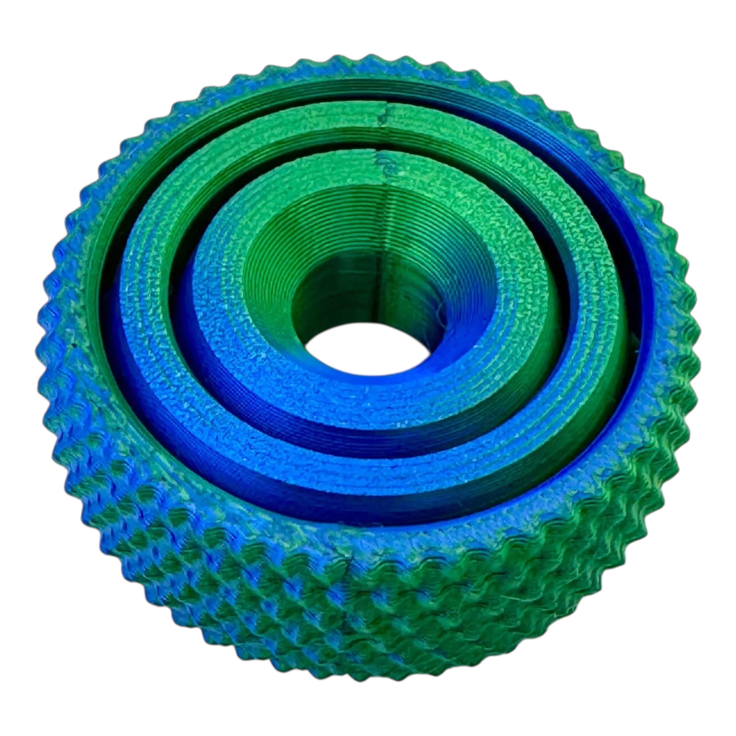 Mutli-Colored Textured Gyro Fidget 4