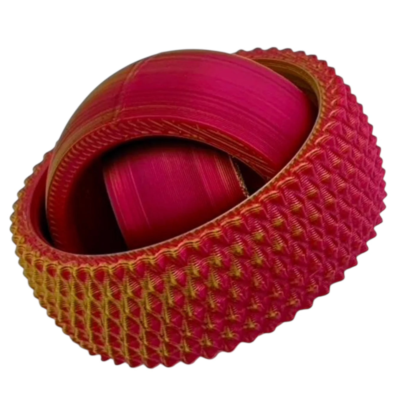 Mutli-Colored Textured Gyro Fidget 3