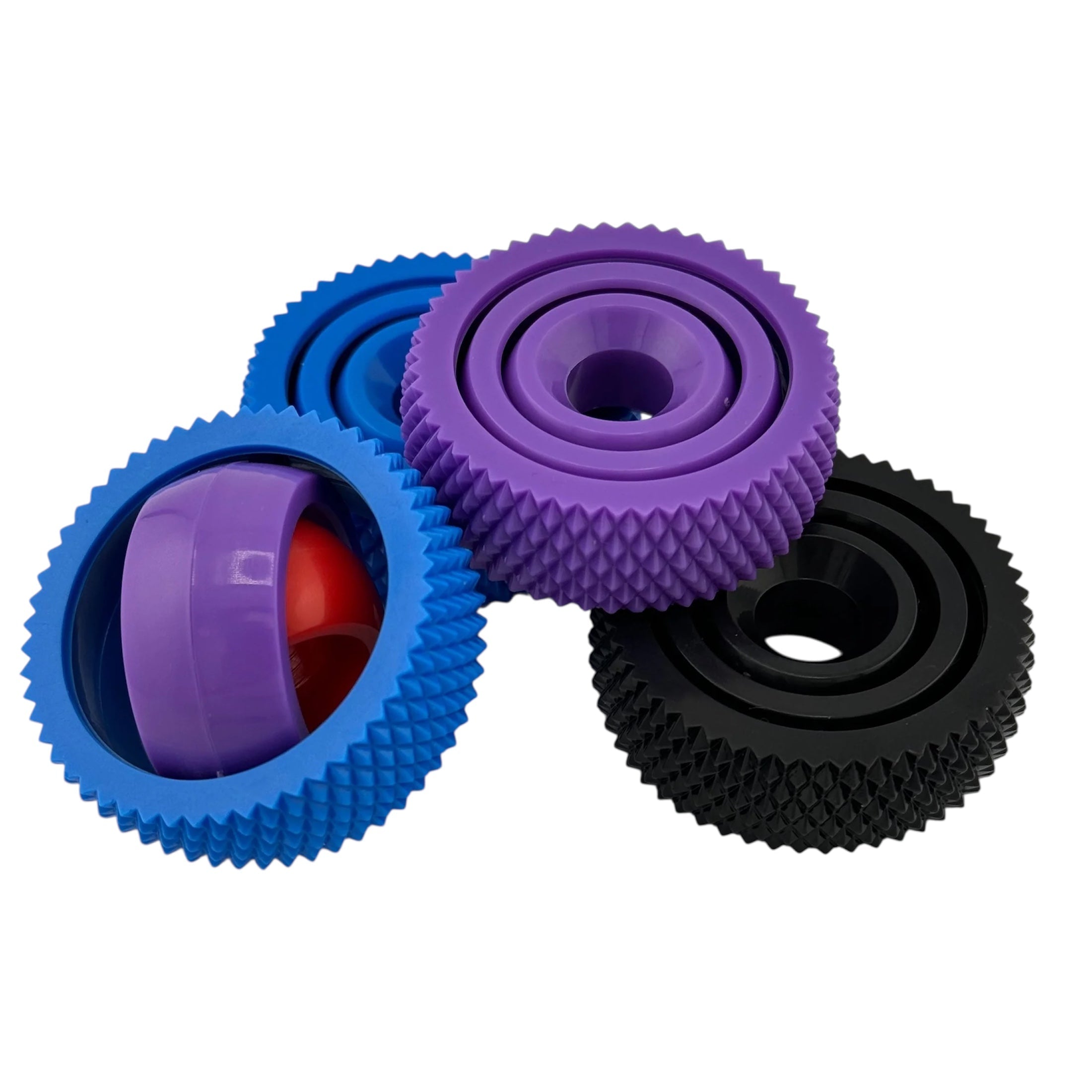 Textured Gyro Fidget Spinner - Durable 4