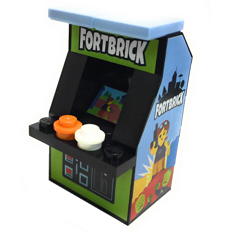 Fortbrick Arcade Machine Building Set made using LEGO parts 2