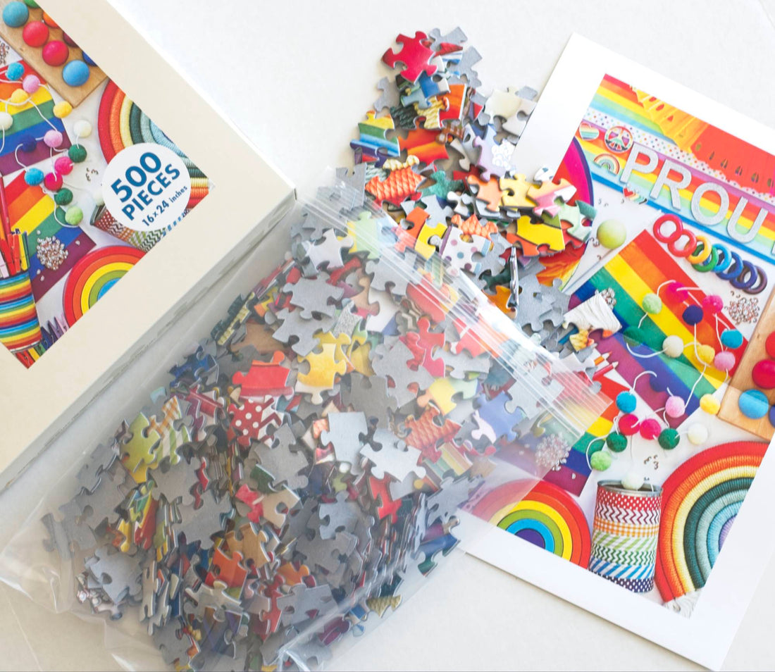 Proud Puzzle by DeAnna Tibbs 500 Piece LGBTQIA+ Art Jigsaw Celebrating Pride and Oakland Community 8