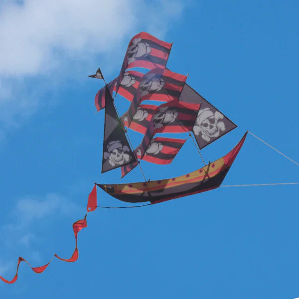 Kite - 38 Inch tall SuperSize 3D PirateShip Nylon Kite 3