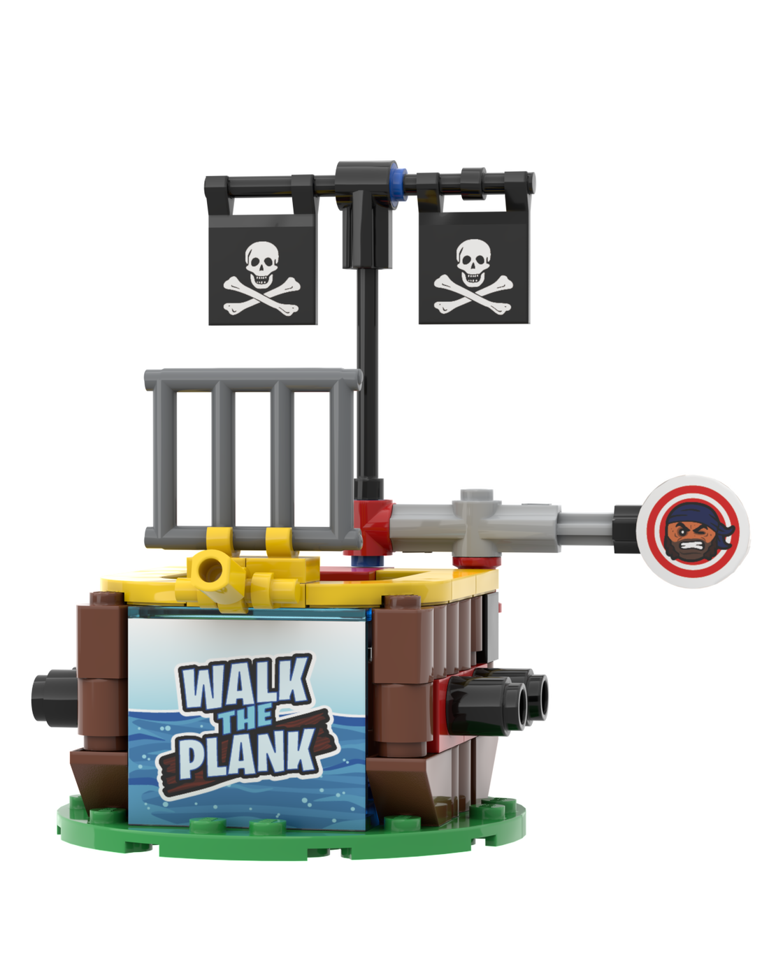 Walk the Plank carnival dunk tank LEGO compatible building set