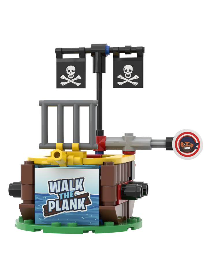 Walk the Plank carnival dunk tank LEGO compatible building set