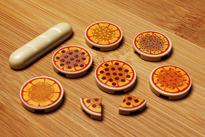 Pizza Pack made using LEGO parts - B3 Customs 2