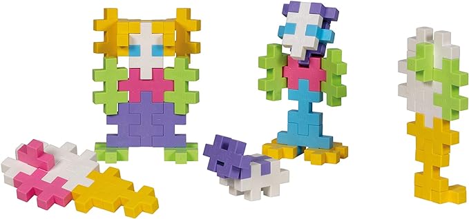 Plus Plus Big 200 Piece Tub Puzzle Blocks Design Example 3