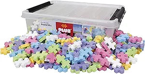 Plus Plus Big 200 Piece Tub Puzzle Blocks Pastel