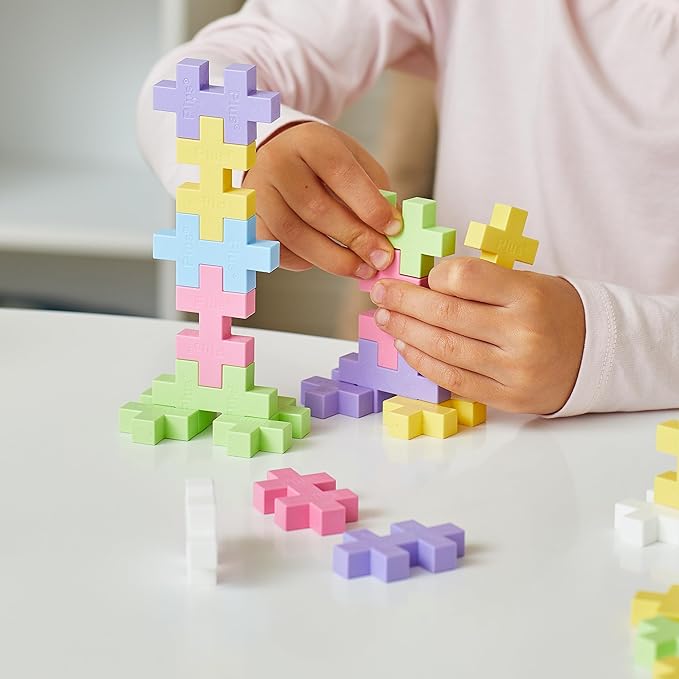 Plus Plus Big 200 Piece Tub Puzzle Blocks Build in Progress