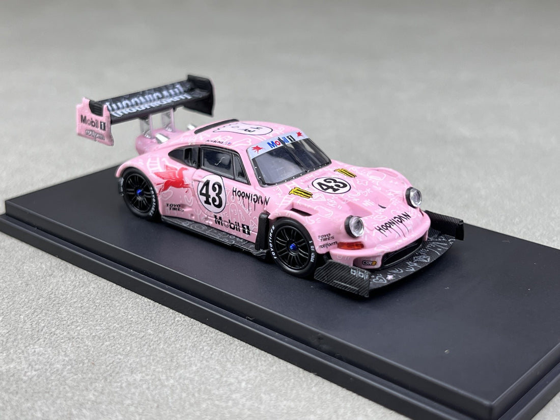 Porsche 911 SVRSR Hoonipigasus Ken Block #43 1:64 Diecast Front View