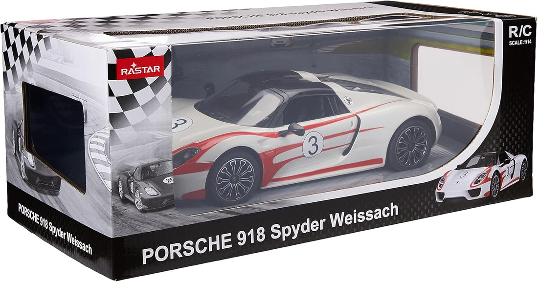 Porsche 918 Spyder 1:14 Scale Remote Control Car by Rastar 8