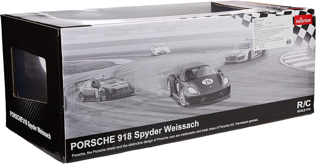 Porsche 918 Spyder 1:14 Scale Remote Control Car by Rastar 7