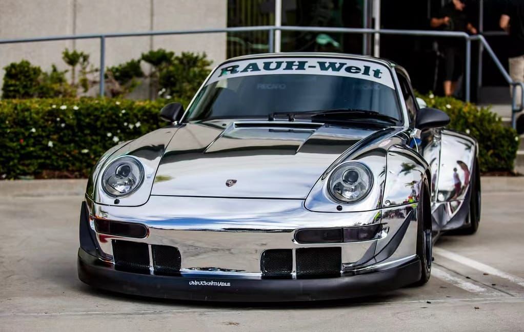 Porsche Rauh-Welt RWB 993 GT Chrome Silver by Star Model