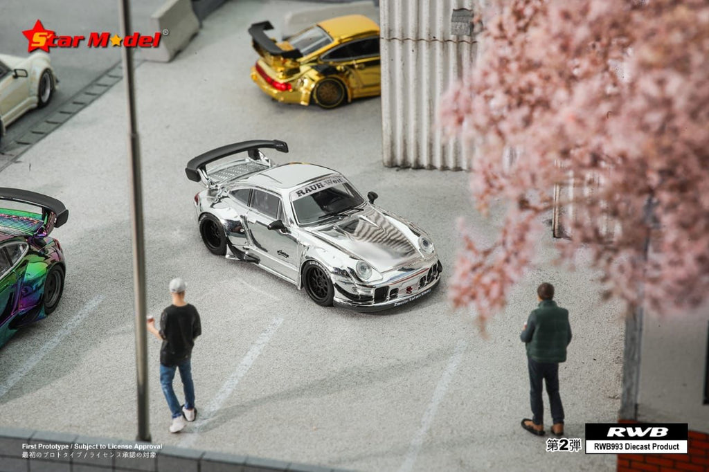 PorscheRWB993GTChromeSilver280