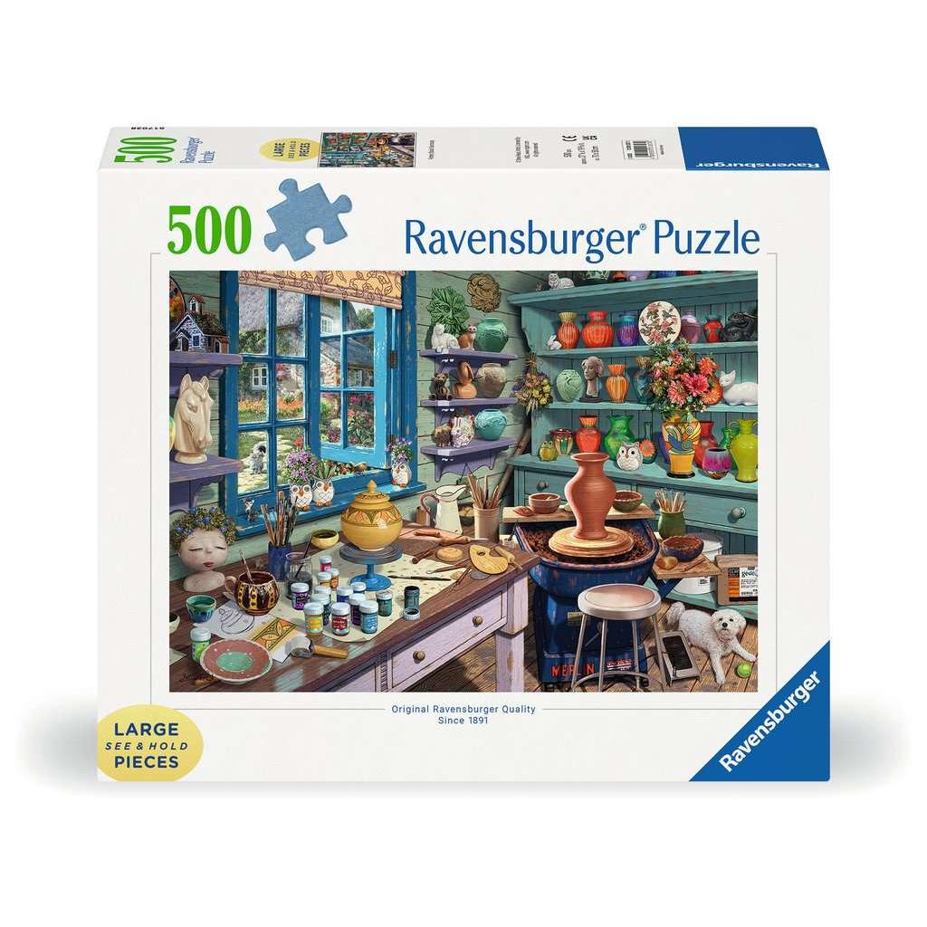 Rompecabezas de 500 piezas del Santuario de Pottery Studio de Ravensburger