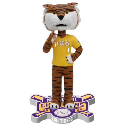 LSU Tigers 2025 Men's College World Series National Champions Bobbleheads (Presale) 2