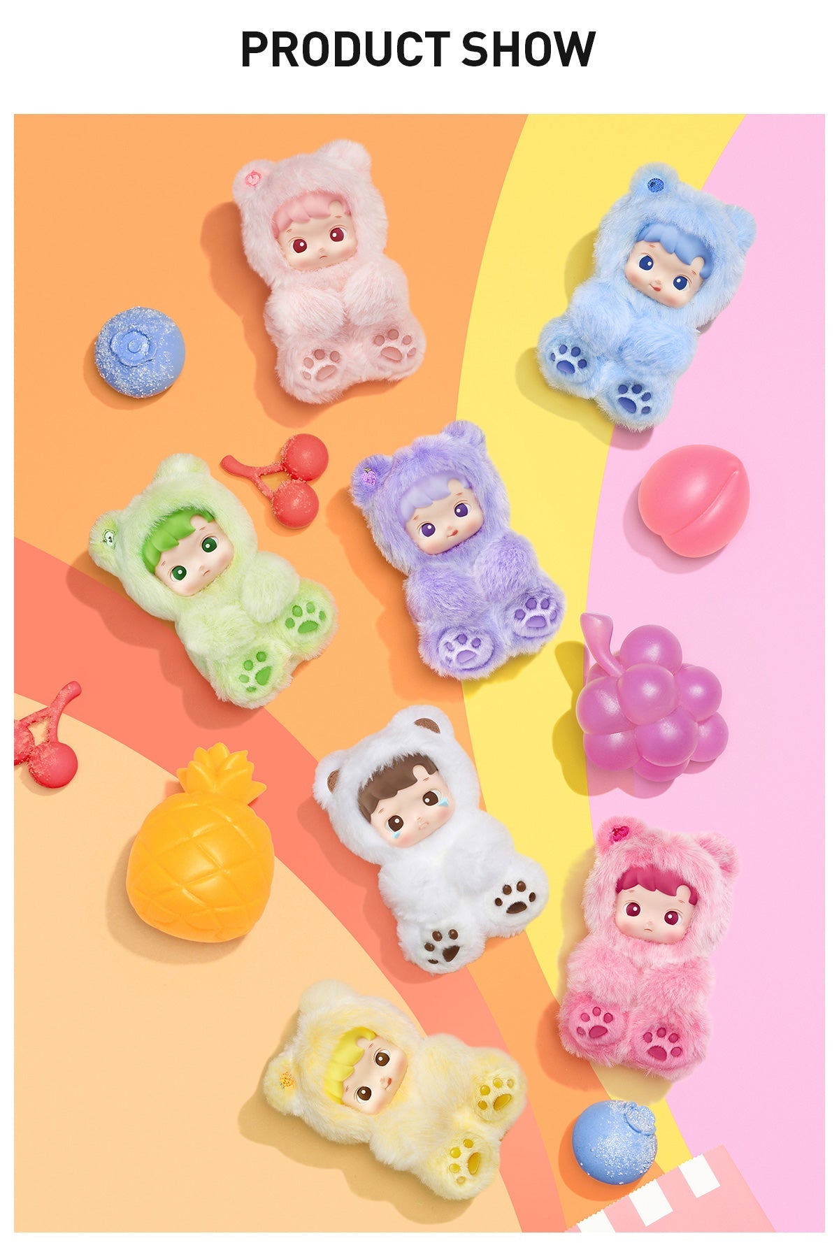 Hacipupu Gummy Bear Series - Vinyl Plush Pendant 14