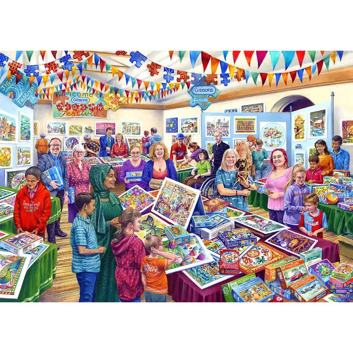 Puzzle Festival 1000 Piece Jigsaw Puzzle Gibsons 2