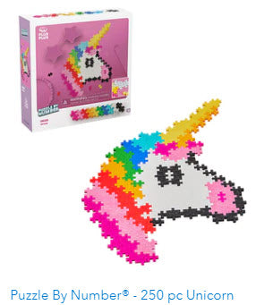 Plus Plus Puzzle By Number - Unicorn  Puzzle Blocks