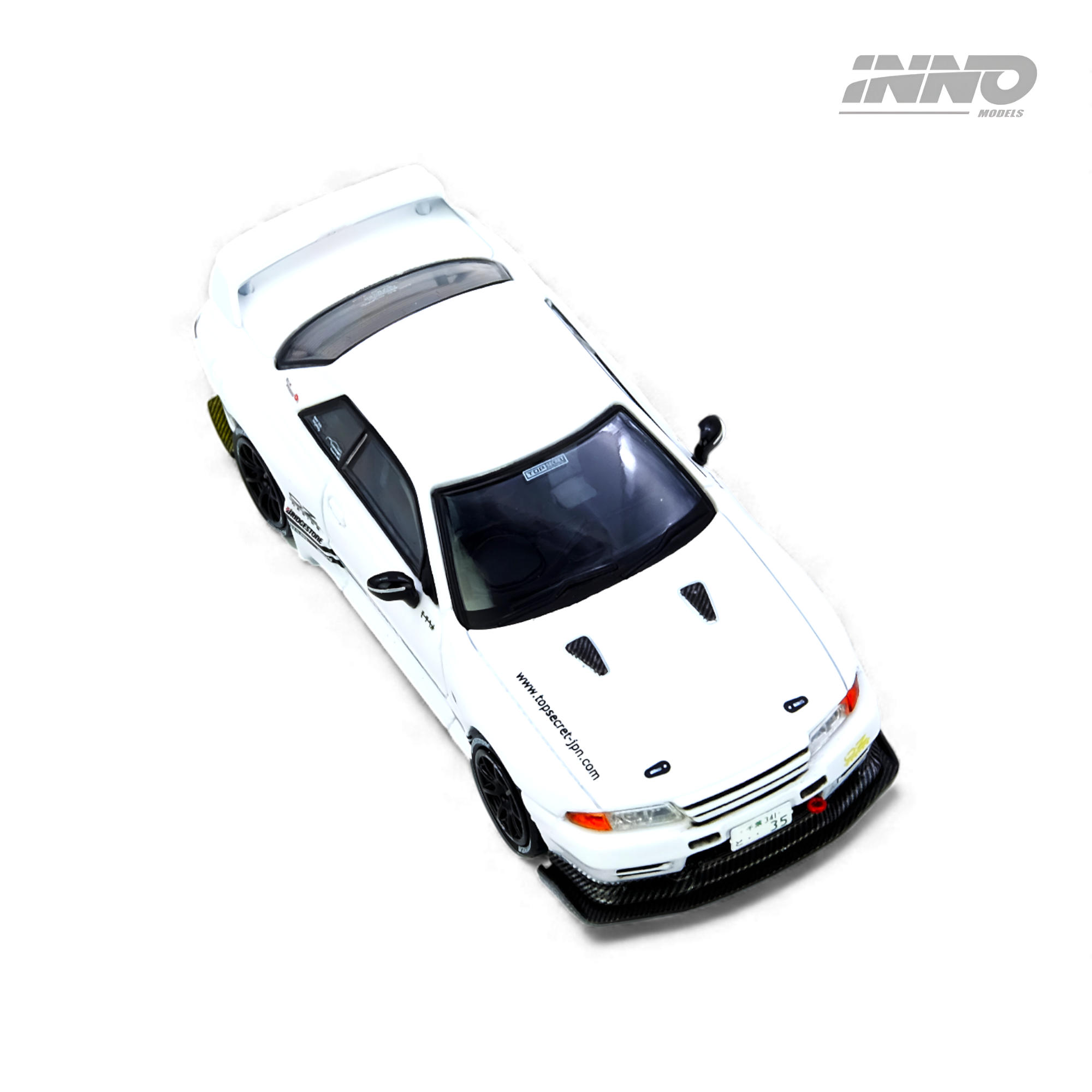 Nissan Top Secret VR32 GT-R White 1:64 by INNO64  2