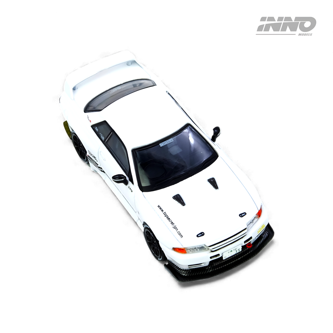 Nissan Top Secret VR32 GT-R White 1:64 by INNO64  2