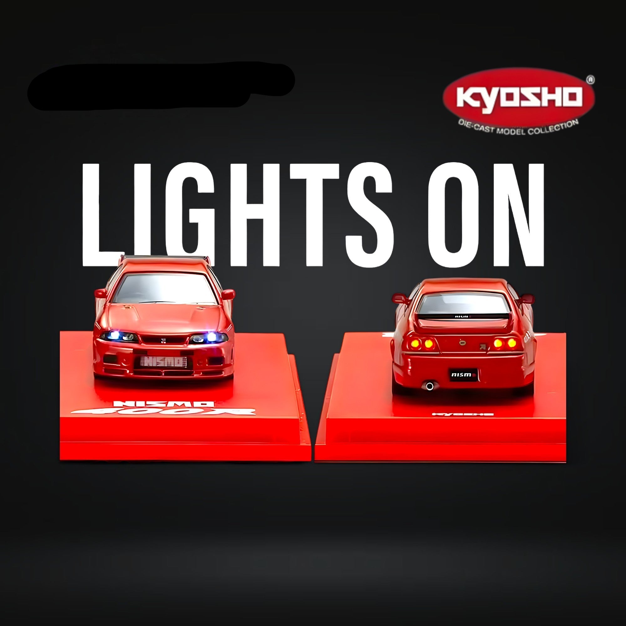 Nissan Skyline Nismo 400R R33 Tokyo Auto Show KL 2024 Exclusive Red Light Version 1:64 by Kyosho