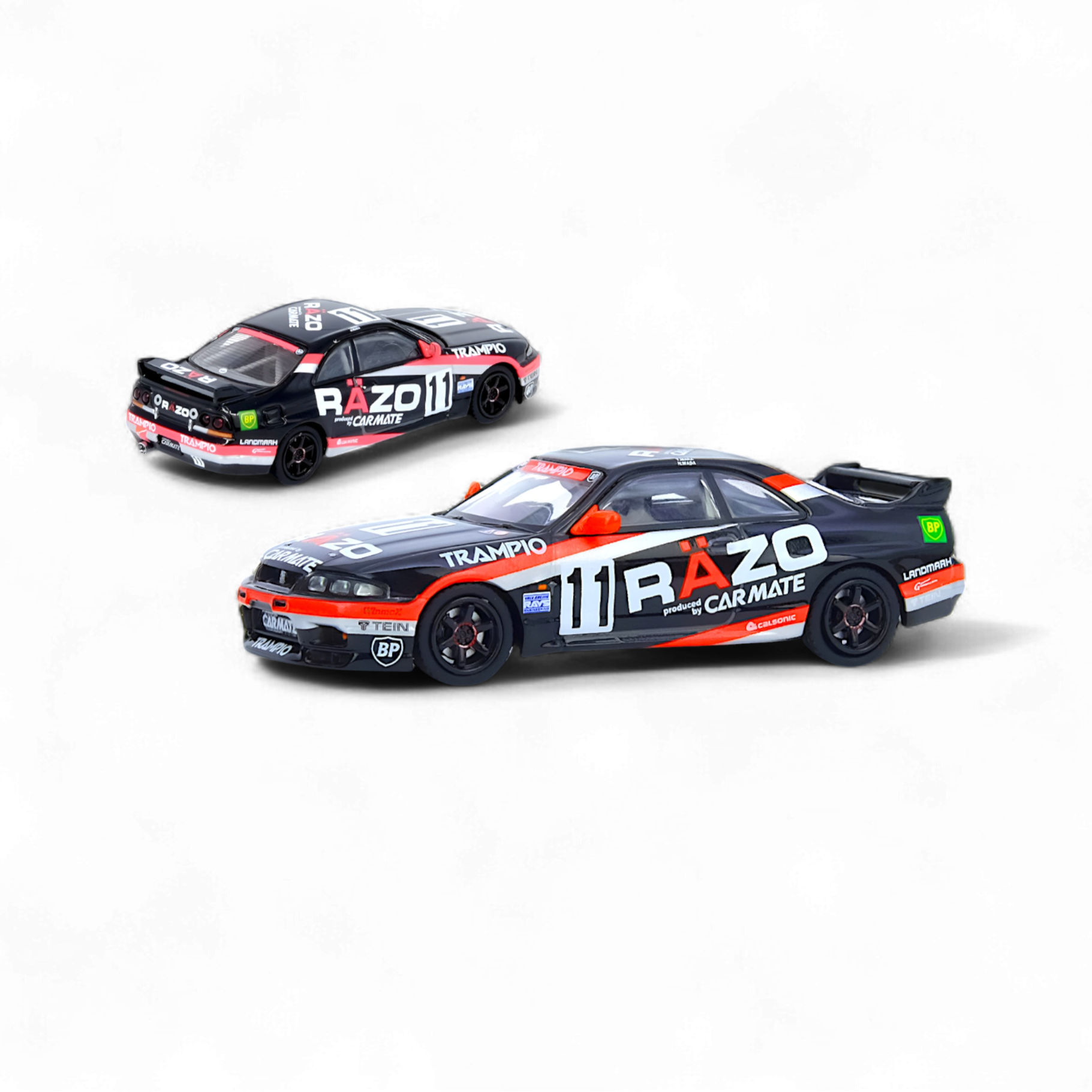 Nissan Skyline GT-R R33 #11 "RAZO TRAMPIO" N1 Super Endurance Series - SENDAN HIGHLAND 1995 Winner 1:64 by Inno64