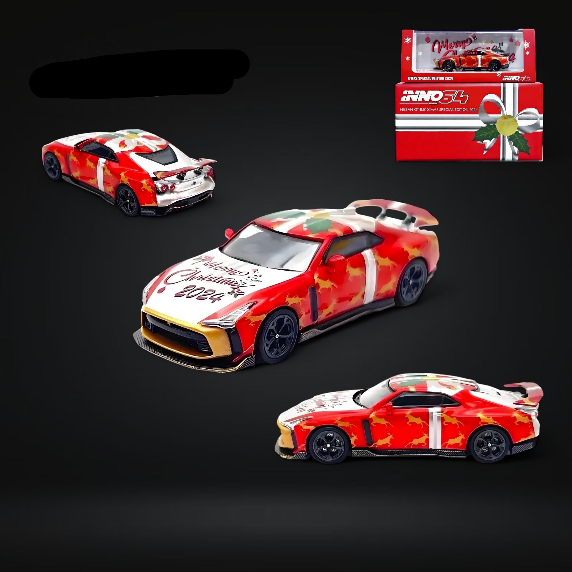 NISSAN GT-R50 "X'MAS 2024" Special Edition 1:64 by Inno64
