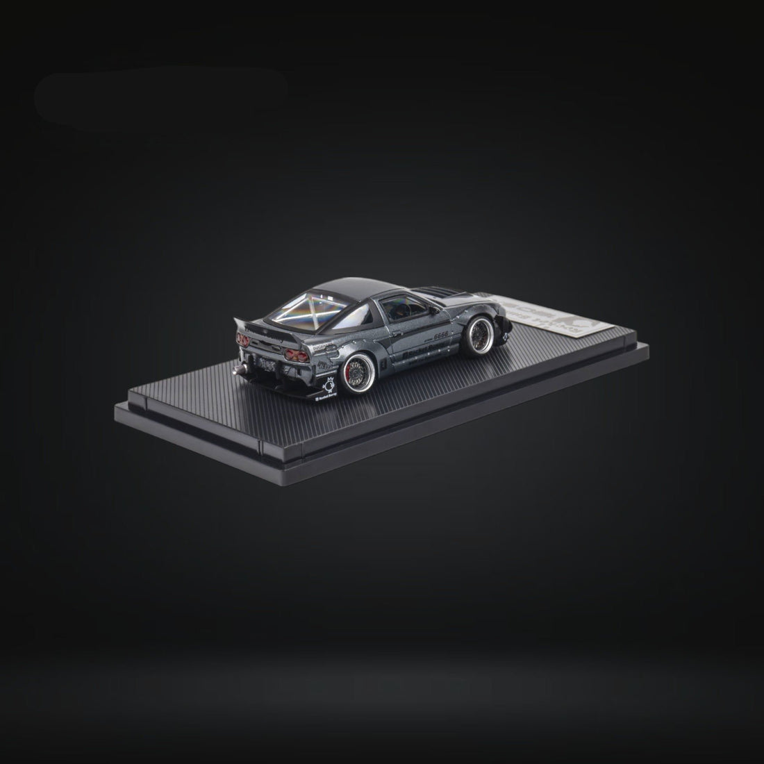 Custom 180SX Pandem Rocket Bunny Matte Grey 1:64 by MicroTurbo - 11