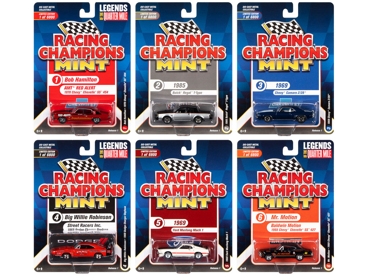"Racing Champions Mint 2022" Set of 6 Cars Release 1 1/64 Diecast Model Cars by Racing Champions-0