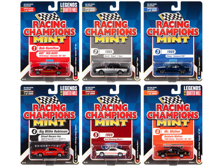 "Racing Champions Mint 2022" Set of 6 Cars Release 1 1/64 Diecast Model Cars by Racing Champions-0