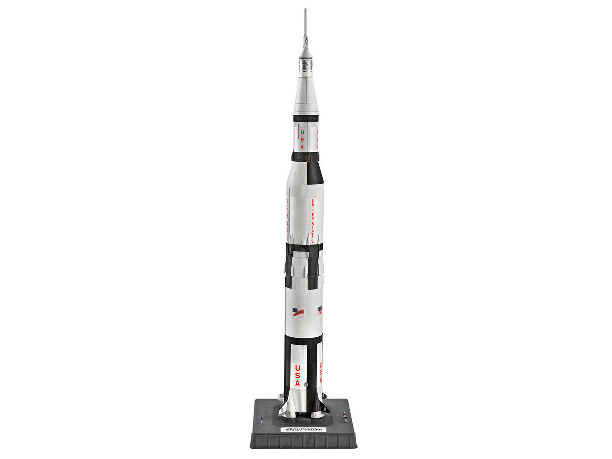 Level 4 Model Kit Apollo 11 Saturn V Rocket "50th Anniversary Moon Landing" 1/144 Scale Model by Revell-4