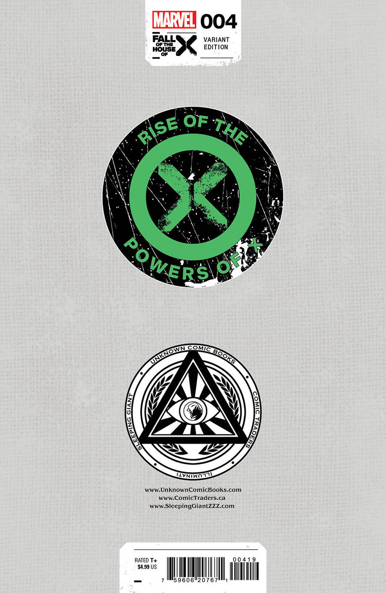 RISE OF THE POWERS OF X #4 UNKNOWN COMICS KAARE ANDREWS EXCLUSIVE VAR [FHX] [IN STOCK] [Signed by Kaare Andrews]  3