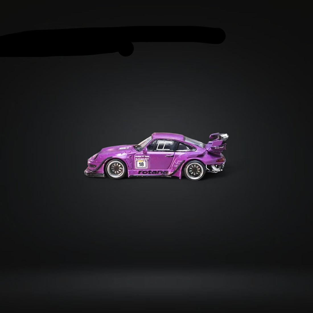 Porsche 993 RWB Rotana Race Track Purple 1:64 by Street Weapon 3