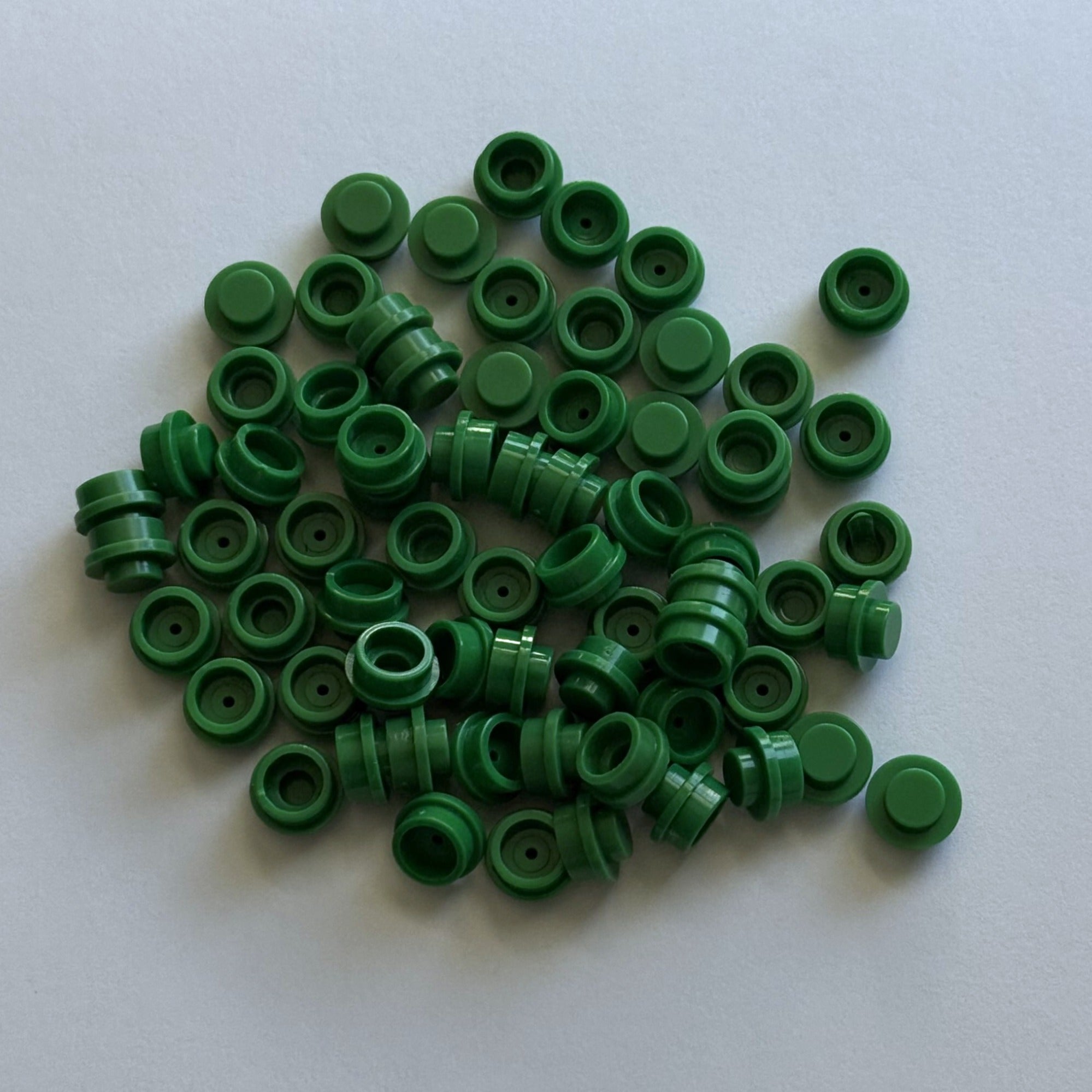 Green 4073 1x1 Round Plate Brick – Choose Quantity – LEGO® Compatible Bulk Lot 2