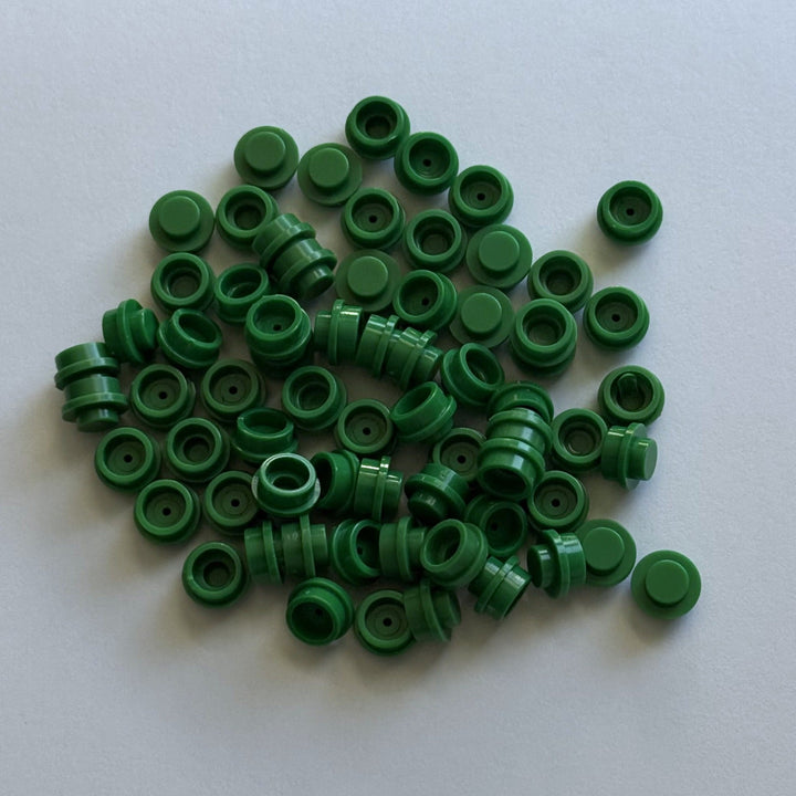 Green 4073 1x1 Round Plate Brick – Choose Quantity – LEGO® Compatible Bulk Lot 2